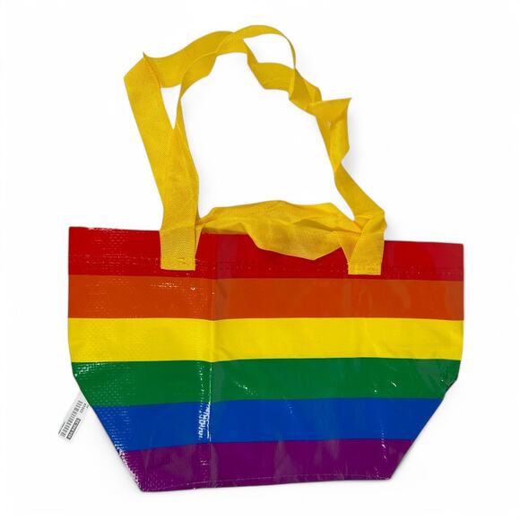IKEA Rainbow Reusable Bag Storstomma Small Shopping Tote LGBTQIA+ Pride - Picture 3 of 7